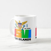Amerikaanse Maagdeneilanden St. Croix USVI tropisc Koffiemok (Voorkant links)