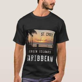 Amerikaanse Maagdeneilanden St. Croix USVI Tropisc T-shirt