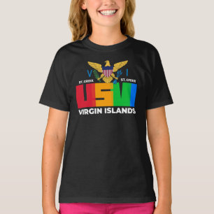 Amerikaanse Maagdeneilanden St. Croix USVI tropisc T-shirt