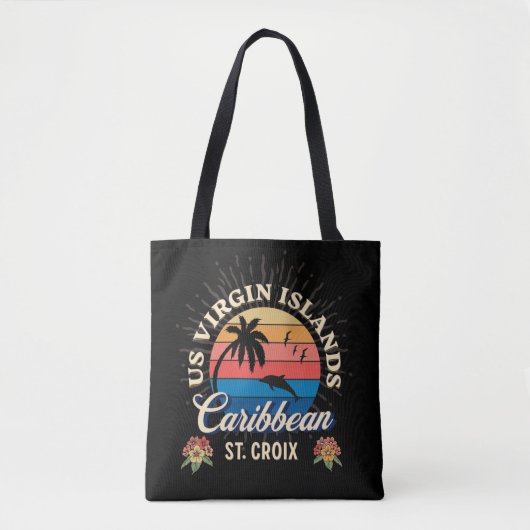Amerikaanse Maagdeneilanden St. Croix USVI tropisc Tote Bag (Voorkant)