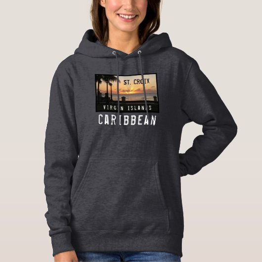 Amerikaanse Maagdeneilanden St. Croix USVI - Zonne Hoodie (Voorkant)