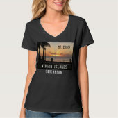Amerikaanse Maagdeneilanden St. Croix USVI - Zonne T-shirt (Voorkant)