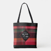 Amerikaanse Maagdeneilanden St. Croix VI Madras pe Tote Bag (Achterkant)