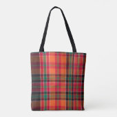 Amerikaanse Maagdeneilanden St. Croix VI Madras pe Tote Bag (Achterkant)