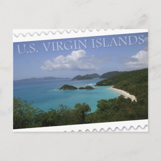 Amerikaanse Maagdeneilanden - St. John's Trunk Bay Briefkaart (Voorkant)