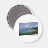 Amerikaanse Maagdeneilanden - St. John's Trunk Bay Magneet (Voorkant / Achterkant)