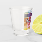 Amerikaanse Maagdeneilanden St. Thomas Madras USVI Shot Glas (Links)