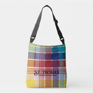 Amerikaanse Maagdeneilanden St. Thomas USVI Madras Crossbody Tas