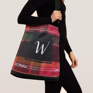 Amerikaanse Maagdeneilanden St. Thomas USVI Madras Crossbody Tas