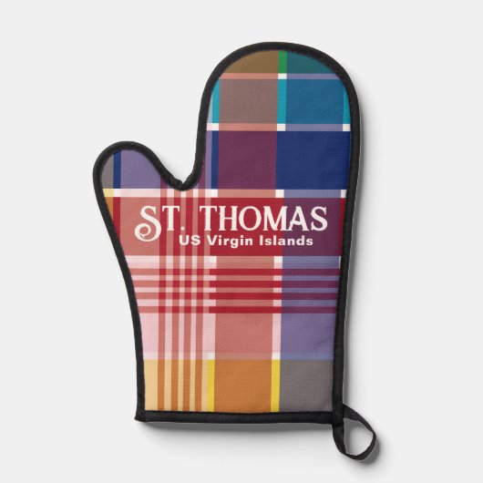 Amerikaanse Maagdeneilanden St. Thomas USVI Madras Ovenwant (Voorkant)