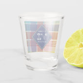 Amerikaanse Maagdeneilanden St. Thomas USVI Madras Shot Glas (Achterkant)