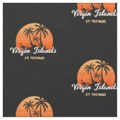 Amerikaanse Maagdeneilanden St. Thomas USVI Sunset Stof (Close Up)
