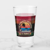 Amerikaanse Maagdeneilanden St. Thomas USVI Tropis Glas (Achterkant)
