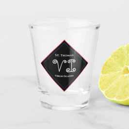 Amerikaanse Maagdeneilanden St. Thomas USVI tropis Shot Glas