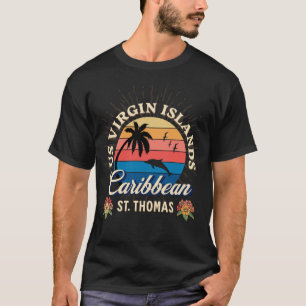 Amerikaanse Maagdeneilanden St. Thomas USVI tropis T-shirt