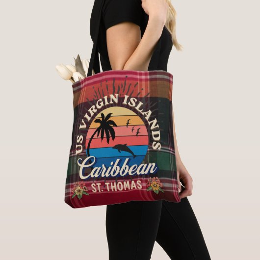 Amerikaanse Maagdeneilanden St. Thomas USVI Tropis Tote Bag (Dichtbij)