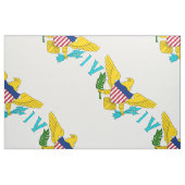 Amerikaanse Maagdeneilanden Stof (Fat Quarter)