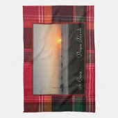 Amerikaanse Maagdeneilanden Sunset St. Croix USVI  Theedoek (Verticaal)