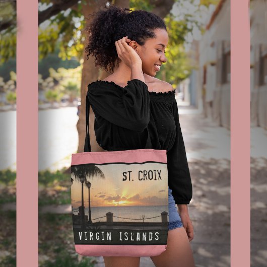 Amerikaanse Maagdeneilanden Sunset USVI St. Croix  Tote Bag