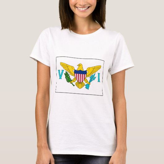 Amerikaanse Maagdeneilanden T-shirt (Voorkant)