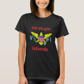 Amerikaanse Maagdeneilanden T-shirt (Voorkant)