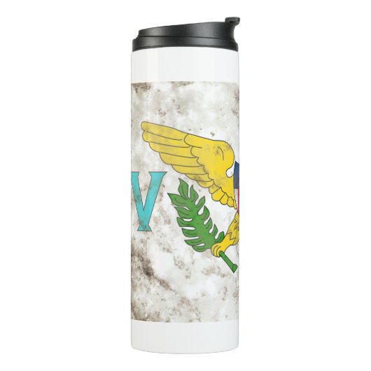 Amerikaanse Maagdeneilanden Thermosbeker (Gedraaid links)