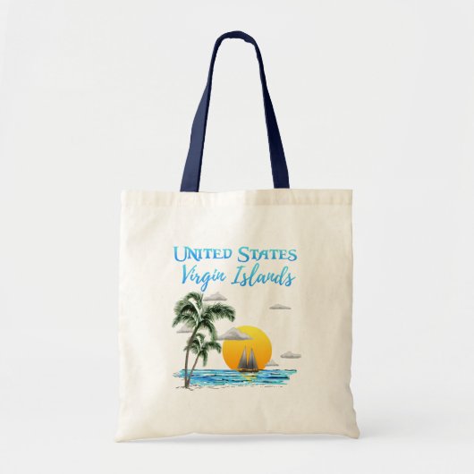 Amerikaanse Maagdeneilanden Tote Bag (Voorkant)