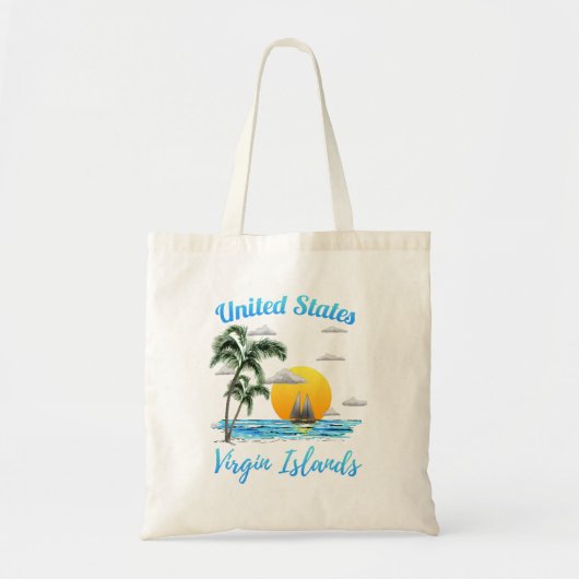 Amerikaanse Maagdeneilanden Tote Bag (Voorkant)