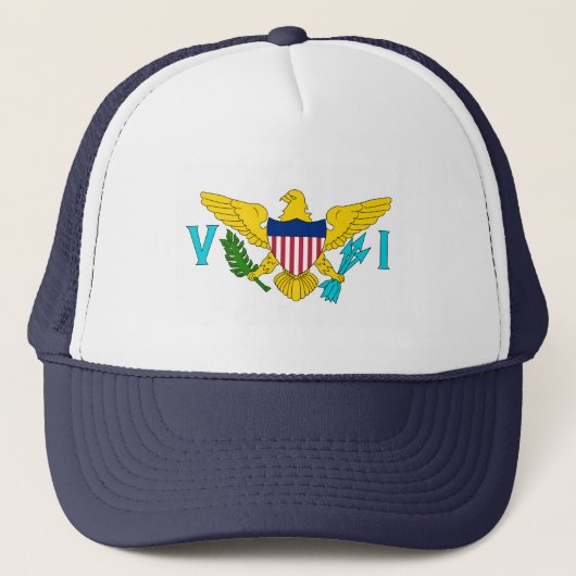 Amerikaanse Maagdeneilanden Trucker Pet (Voorkant)