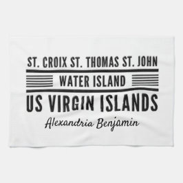Amerikaanse Maagdeneilanden USVI Caribisch gebied  Theedoek