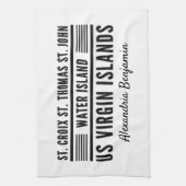 Amerikaanse Maagdeneilanden USVI Caribisch gebied  Theedoek (Verticaal)