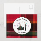 Amerikaanse Maagdeneilanden USVI Madras St. Croix  Briefkaart (Voorkant / Achterkant)