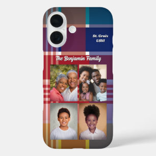 Amerikaanse Maagdeneilanden USVI St. Croix Madras iPhone 16 Hoesje