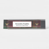 Amerikaanse Maagdeneilanden vlag Business Kantoor Bureau Naambordje (Voorkant)