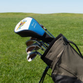 Amerikaanse Maagdeneilanden Vlag, Golfclubs, Monog Golfheadcover (Insitu)