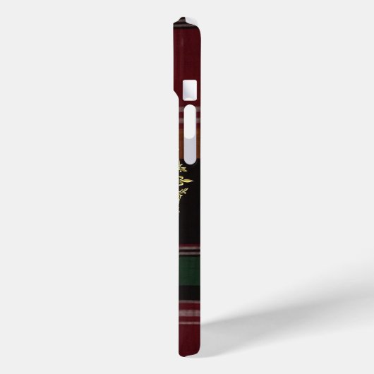 Amerikaanse Maagdeneilanden Vlag Madras Gold Perso Case-Mate iPhone Case (Achterkant / Links)