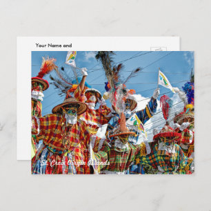 Amerikaanse Maagdeneilanden Vlag Mocko Jumbies USV Briefkaart