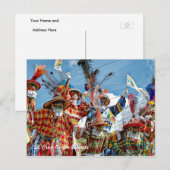 Amerikaanse Maagdeneilanden Vlag Mocko Jumbies USV Briefkaart (Voorkant / Achterkant)