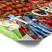 Amerikaanse Maagdeneilanden vlag Moko Jumbies St.  Poster (Hoek)