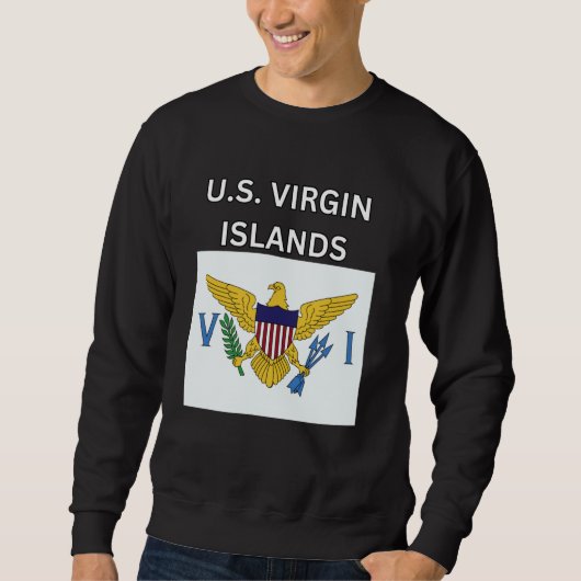 Amerikaanse Maagdeneilanden vlag ontwerp Trui (Voorkant)