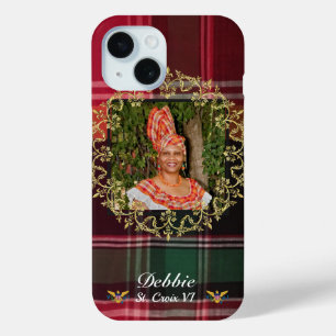 Amerikaanse Maagdeneilanden vlag St. Croix Madras  iPhone 15 Case