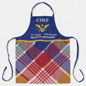 Amerikaanse Maagdeneilanden vlag St. Croix Madras Schort (Voorkant)