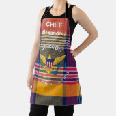 Amerikaanse Maagdeneilanden vlag St. Croix Madras Schort (Insitu)