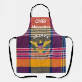 Amerikaanse Maagdeneilanden vlag St. Croix Madras Schort (Voorkant)