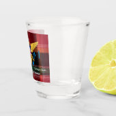 Amerikaanse Maagdeneilanden vlag St. Croix Madras  Shot Glas (Rechts)