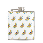 Amerikaanse Maagdeneilanden Vlag St. Croix St. Tho Heupfles (Voorkant)