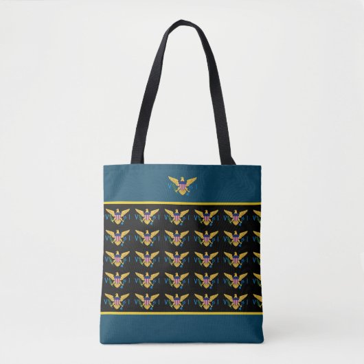 Amerikaanse Maagdeneilanden Vlag St. Croix St. Tho Tote Bag (Voorkant)