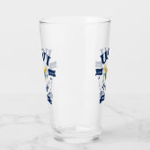 Amerikaanse Maagdeneilanden vlag St. Croix USVI Ca Glas (Links)