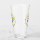 Amerikaanse Maagdeneilanden vlag St. Croix USVI Ca Glas (Links)