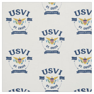 Amerikaanse Maagdeneilanden vlag St. Croix USVI Ca Stof